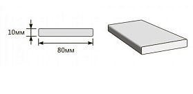Наличник для дверей Браво, Ф-22 (БелДуб) для мод.Рондо 2070х25х16